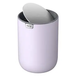Fandy 0.58 Gal/2.2L Mini Trash Can with Lid, Swing-Top Desktop Trash Can for Bathroom, Countertop, Vanity, Desk or Office, Small Garbage Bin (Lavender) Fandy 0.58 Gal/2.2L Mini Trash Can with Lid, Swing-Top Desktop Trash Can for Bathroom, Countertop, Vanity, Desk or Office, Small Garbage Bin (Lavender)