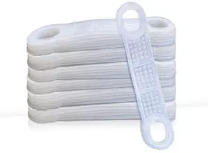 100 Pcs Clear Non-Slip Rubber Clothes Hanger Grips Clothing Hanger Strips 100 Pcs Clear Non-Slip Rubber Clothes Hanger Grips Clothing Hanger Strips