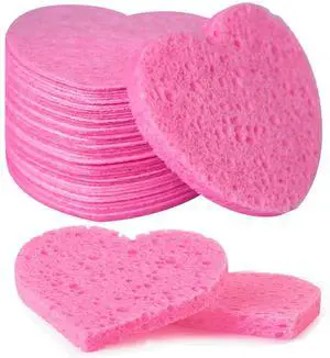 50-Count Compressed Facial Sponges, Spunspon 100% Natural Cellulose Face Sponge Daily Cosmetic Spa Sponges for Face Cleansing Makeup and Mask Removal, Exfoliating Skin Massage for Travel Home, Pink 50-Count Compressed Facial Sponges, Spunspon 100% Natural Cellulose Face Sponge Daily Cosmetic Spa Sponges for Face Cleansing Makeup and Mask Removal, Exfoliating Skin Massage for Travel Home, Pink