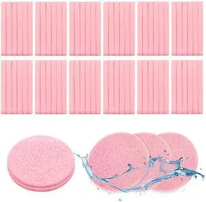 240 Pieces Facial Sponge Compressed,Professional Makeup Removal Sponge Pad,Round Face Cleaning Sponge for Spa,Exfoliating,Mask 240 Pieces Facial Sponge Compressed,Professional Makeup Removal Sponge Pad,Round Face Cleaning Sponge for Spa,Exfoliating,Mask