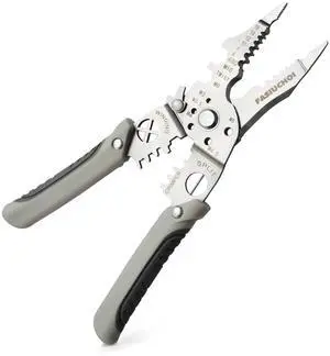 Multi-function Wire Stripper Tool Electrical, 9-in-1 Wire Cutter & Wire Crimping Tool, Adjustable AWG 6-16, Comfortable Grip and Refined Craftsmanship Multi-function Wire Stripper Tool Electrical, 9-in-1 Wire Cutter & Wire Crimping Tool, Adjustable AWG 6-16, Comfortable Grip and Refined Craftsmanship