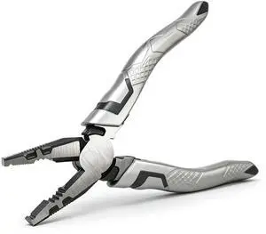 8 Inch Linesman Pliers with Wire Cutters | Heavy Duty Linesman Combination Tool with Serrated Jaws & Non-Slip Grips for Cutting, Bending, Crimping and Screw Clamping 8 Inch Linesman Pliers with Wire Cutters | Heavy Duty Linesman Combination Tool with Serrated Jaws & Non-Slip Grips for Cutting, Bending, Crimping and Screw Clamping