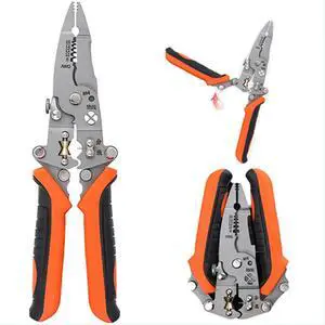 12-in-1 Multifunctional Wire Stripper, Foldable Wire Stripper | Professional electrician's pliers for cutting, stripping, and crimping. 12-in-1 Multifunctional Wire Stripper, Foldable Wire Stripper | Professional electrician's pliers for cutting, stripping, and crimping.