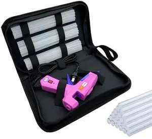 Glue Gun, Hot Glue Gun Kit with 30 Glue Sticks, Mini Hot Melt Glue Gun for Crafts, Mini Craft Glue Guns with Carry Case for School DIY Arts and Home Repair Glue Gun, Hot Glue Gun Kit with 30 Glue Sticks, Mini Hot Melt Glue Gun for Crafts, Mini Craft Glue Guns with Carry Case for School DIY Arts and Home Repair