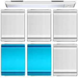 6 Pcs Replacement Magnetic Strips,1.77 x 1.38 Inches | with Adhesive Back, for Under Cabinet Lights, Blue Sticky Magnetic Tape, Magnetic Light Strips 6 Pcs Replacement Magnetic Strips,1.77 x 1.38 Inches | with Adhesive Back, for Under Cabinet Lights, Blue Sticky Magnetic Tape, Magnetic Light Strips
