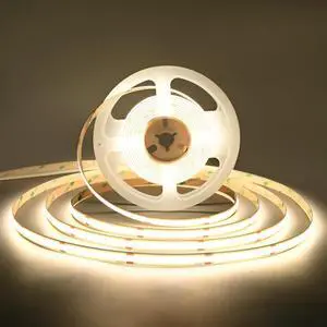DC24V COB LED Strip Light 16.4FT CRI80+ 1600LEDs 4000K White LED Light | Flexible Super Bright Uniform Glow Bendable Tape Light 4000K Natural White Dimmable Strip for Bedroom Home Decor DC24V COB LED Strip Light 16.4FT CRI80+ 1600LEDs 4000K White LED Light | Flexible Super Bright Uniform Glow Bendable Tape Light 4000K Natural White Dimmable Strip for Bedroom Home Decor