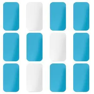 12pcs Under Cabinet Lights Magnetic Stickys, Adhesive Backing Magnetic Strips for Under Counter & Cabinet Lighting Universal Replacement Sticky Magnet Sheets (Rectangle 2) 12pcs Under Cabinet Lights Magnetic Stickys, Adhesive Backing Magnetic Strips for Under Counter & Cabinet Lighting Universal Replacement Sticky Magnet Sheets (Rectangle 2)