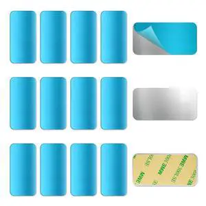 12 Pcs Under Cabinet Light Magnetic Strip Replacement with Adhesive Backing | 6cm x 3cm Not Magnets, Premium Materials, Sturdy And Durable 12 Pcs Under Cabinet Light Magnetic Strip Replacement with Adhesive Backing | 6cm x 3cm Not Magnets, Premium Materials, Sturdy And Durable