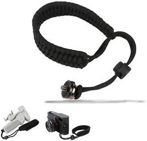 Camera Wrist Strap 1/4" Screw Quick Release, Adjustable Nylon Anti-Drop Tether for DSLR Mirrorless Action Camera Gimbal Selfie Stick 360, Lightweight 33g with Cushion Pad Camera Wrist Strap 1/4" Screw Quick Release, Adjustable Nylon Anti-Drop Tether for DSLR Mirrorless Action Camera Gimbal Selfie Stick 360, Lightweight 33g with Cushion Pad