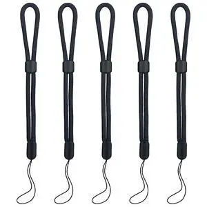 5PCS Wrist lanyard, 7.8 inch Hand Wrist Strap Lanyard | Adjustable Nylon Wristlet Straps for Cell Phone, Camera, GoPro, PSP, USB Flash Drives, Flashlight (Black) 5PCS Wrist lanyard, 7.8 inch Hand Wrist Strap Lanyard | Adjustable Nylon Wristlet Straps for Cell Phone, Camera, GoPro, PSP, USB Flash Drives, Flashlight (Black)
