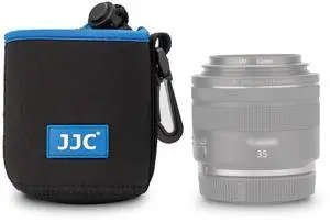 Neoprene Camera Lens Pouch Case, Drawstring Bag for Lens up to 2.9x3.9" | Water-Resistant, Soft Padded, with Carabiner, Compatible with Canon RF 35mm, EF 50mm,EF-S 18-55mm, EF-M 15-45mm, Sony E 50mm Neoprene Camera Lens Pouch Case, Drawstring Bag for Lens up to 2.9x3.9" | Water-Resistant, Soft Padded, with Carabiner, Compatible with Canon RF 35mm, EF 50mm,EF-S 18-55mm, EF-M 15-45mm, Sony E 50mm