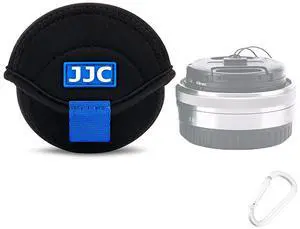 Small Neoprene Camera Lens Pouch Case, Fits Lens up to 2.4 x 1.6inches | Water-Resistnat, Fold Over Closure, Compatible with Canon EF-M 22mm f/2, Sony E PZ 16-50mm f/3.5-5.6, Fujifilm XF27 f/2.8 Small Neoprene Camera Lens Pouch Case, Fits Lens up to 2.4 x 1.6inches | Water-Resistnat, Fold Over Closure, Compatible with Canon EF-M 22mm f/2, Sony E PZ 16-50mm f/3.5-5.6, Fujifilm XF27 f/2.8