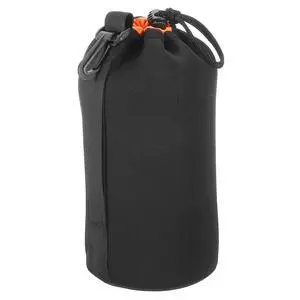 Camera Lens Bag, 1 Pcs 3.7" ID x 9.8" H Drawstring Lens Pouch with Thick Protective Neoprene, Lens Case for DSLR Camera Lens, Water Coffee Cups Black, Orange Camera Lens Bag, 1 Pcs 3.7" ID x 9.8" H Drawstring Lens Pouch with Thick Protective Neoprene, Lens Case for DSLR Camera Lens, Water Coffee Cups Black, Orange