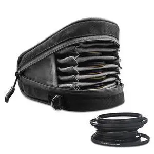 Camera Filter Bag - Detachable 8-Slot Lens Carry Case with Belt Loop Pouch - Water-Resistant & Dustproof Design for 37mm-95mm Filters Camera Filter Bag - Detachable 8-Slot Lens Carry Case with Belt Loop Pouch - Water-Resistant & Dustproof Design for 37mm-95mm Filters