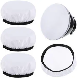 7"/18cm Light Diffuser, 4 PCS Diffuser Lamp Sock Soft Cover Soft White Diffusers Standard Cloth Diffusers Light Sock Softens the Light-Output, Lampshade Reflector Great for Studio Strobe Reflectors 7"/18cm Light Diffuser, 4 PCS Diffuser Lamp Sock Soft Cover Soft White Diffusers Standard Cloth Diffusers Light Sock Softens the Light-Output, Lampshade Reflector Great for Studio Strobe Reflectors
