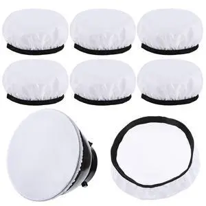 7"/18 CM Light Diffuser, 6 PCS Diffuser Lamp Sock Soft Cover Light Sock | Soft White Diffusers, Standard Cloth Diffusers, Softens The Light-Output, Lampshade Reflector, for Studio Strobe Reflectors 7"/18 CM Light Diffuser, 6 PCS Diffuser Lamp Sock Soft Cover Light Sock | Soft White Diffusers, Standard Cloth Diffusers, Softens The Light-Output, Lampshade Reflector, for Studio Strobe Reflectors