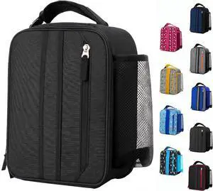 Lunch Box Insulated Lunch bag for Men Teen Kids Boys Adult Portable Stylish Small Lunchbox Special Design for Working Office school Picnic (Black 6L(Without Shoulder Straps)) Lunch Box Insulated Lunch bag for Men Teen Kids Boys Adult Portable Stylish Small Lunchbox Special Design for Working Office school Picnic (Black 6L(Without Shoulder Straps))