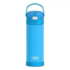 FUNTAINER Water Bottle with Spout, 16oz, Electric Blue | Kids Stainless Steel Insulated Water Bottle, Keeps Drinks Cold Longer for School & Play, BPA-Free FUNTAINER Water Bottle with Spout, 16oz, Electric Blue | Kids Stainless Steel Insulated Water Bottle, Keeps Drinks Cold Longer for School & Play, BPA-Free
