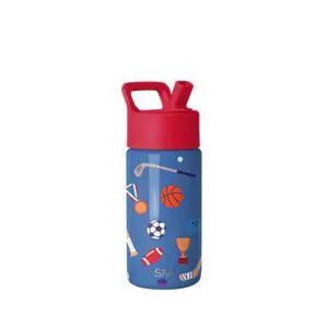 Kids Water Bottle & Toddler Cup | 14oz | Sports | Insulated Stainless Steel Toddler Water Bottle, Kids Tumbler with Straw | Spill Proof for School, Girls, Boys | Sports Balls Kids Water Bottle & Toddler Cup | 14oz | Sports | Insulated Stainless Steel Toddler Water Bottle, Kids Tumbler with Straw | Spill Proof for School, Girls, Boys | Sports Balls