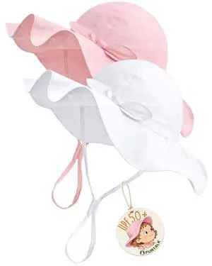 Baby Sun Hat Toddler Beach Hats with UPF 50+ Sun Protection Wide Brim Girls Bucket Hat Baby Sun Hat Toddler Beach Hats with UPF 50+ Sun Protection Wide Brim Girls Bucket Hat