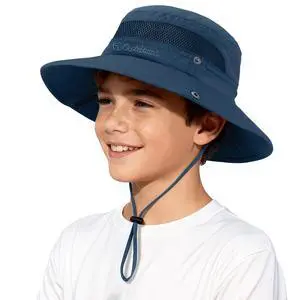 UPF 50+ Kids Sun HatWide Brim Bucket Hats for Boys Beach Outdoor | Fits kids ages 5-13, Breathable mesh stay cool dry all day, Adjustable chin strap, Lightweight for beach, trip, fishing UPF 50+ Kids Sun HatWide Brim Bucket Hats for Boys Beach Outdoor | Fits kids ages 5-13, Breathable mesh stay cool dry all day, Adjustable chin strap, Lightweight for beach, trip, fishing