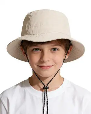 Kids Bucket Hat Waterproof Quick Dry UPF50+ Sun Protection Nylon Adjustable Foldable Toddler Beach Hat for Boys Girls School Camping Hiking 5-13T Beige | Quick-dry fabric offers sun protection Kids Bucket Hat Waterproof Quick Dry UPF50+ Sun Protection Nylon Adjustable Foldable Toddler Beach Hat for Boys Girls School Camping Hiking 5-13T Beige | Quick-dry fabric offers sun protection
