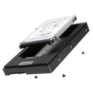 2.5 to 3.5 SATA Hard Drive Adapter Mounting Bracket Hard Drive Caddy for 7/9.5/12.5mm 2.5 inch HDD/SSD-D2SS 2.5 to 3.5 SATA Hard Drive Adapter Mounting Bracket Hard Drive Caddy for 7/9.5/12.5mm 2.5 inch HDD/SSD-D2SS