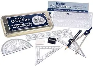 Oxford Maths Set with Storage Tin Oxford Maths Set with Storage Tin