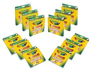 Broad Line Markers (12pk), Assorted Bulk Markers for Kids, Arts & Crafts Supplies for Coloring Books, Construction Paper, Ages 3+ | Crayola Broad Line Markers Broad Line Markers (12pk), Assorted Bulk Markers for Kids, Arts & Crafts Supplies for Coloring Books, Construction Paper, Ages 3+ | Crayola Broad Line Markers