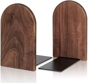 Book Ends,1 Pair Bookends Wood Book Ends Universal Economy Bookend | Book Stoppers for Heavy Duty Books, CD, File, Video Games Book Ends,1 Pair Bookends Wood Book Ends Universal Economy Bookend | Book Stoppers for Heavy Duty Books, CD, File, Video Games