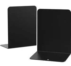 Book Ends, 2 Pieces Metal Bookend for Shelves, Bookends for Heavy Books | Book Holders for Shelves, Desk Organizers, Book Dividers for Office, School, Bookstore, Home Book Ends, 2 Pieces Metal Bookend for Shelves, Bookends for Heavy Books | Book Holders for Shelves, Desk Organizers, Book Dividers for Office, School, Bookstore, Home