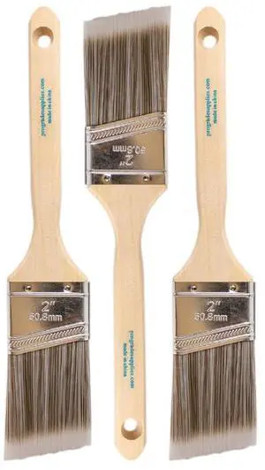 Paint Brushes, 2 Inch Angled Paint Brush, Trim & Walls, 3 Pack | Cutting-in & detail work | Furniture, cabinets & doors | Interior & exterior | Latex & oil-based | Medium stiff bristles Paint Brushes, 2 Inch Angled Paint Brush, Trim & Walls, 3 Pack | Cutting-in & detail work | Furniture, cabinets & doors | Interior & exterior | Latex & oil-based | Medium stiff bristles