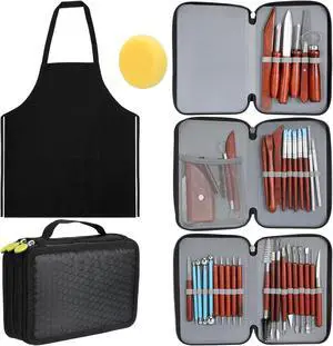 42pcs Pottery Tools, Clay Tools, Sculpting Tools, Pottery Kit, Air Dry Clay Tools, Pottery Clay Kit for Pottery Wheel, DIY Arts and Crafts 42pcs Pottery Tools, Clay Tools, Sculpting Tools, Pottery Kit, Air Dry Clay Tools, Pottery Clay Kit for Pottery Wheel, DIY Arts and Crafts