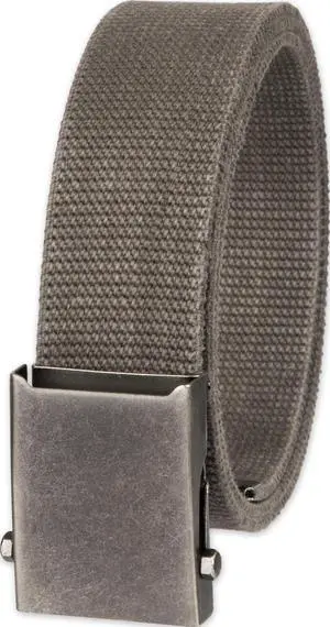Unisex-adult Military Web Belt-Adjustable One Size Cotton Strap and Metal Plaque Buckle Unisex-adult Military Web Belt-Adjustable One Size Cotton Strap and Metal Plaque Buckle