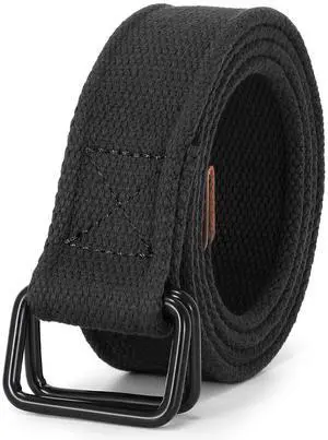 Men Canvas Double Ring Belt Plus Size Men Cloth Casual Belt for Jeans Pants Men Canvas Double Ring Belt Plus Size Men Cloth Casual Belt for Jeans Pants