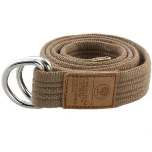 Canvas Web Belts with D-ring Buckle for Men, Khaki | Adjustable Military Style Double D Ring Men's Casual Belt Canvas Web Belts with D-ring Buckle for Men, Khaki | Adjustable Military Style Double D Ring Men's Casual Belt