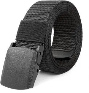Work Belts for Men,Belts for Men,Adjustable Nylon Canvas Fabric Golf Belt,No Metal Buckle, Fast Pass Through the Airport Security,Suitable for Work and Travel Work Belts for Men,Belts for Men,Adjustable Nylon Canvas Fabric Golf Belt,No Metal Buckle, Fast Pass Through the Airport Security,Suitable for Work and Travel