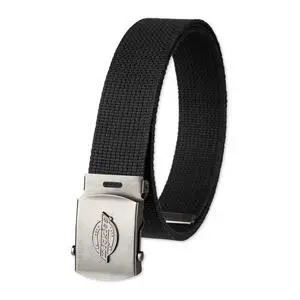 Men's 30MM Cotton Web Belt, Black, One Size Men's 30MM Cotton Web Belt, Black, One Size