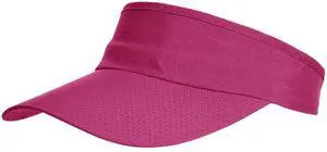 Sports Sun Visor Hats Adjustable Cooling Athletic Visors Hat Baseball Cap for Women Men Golf Tennis Cycling Running (US, Alpha, One Size, Hot Pink) Sports Sun Visor Hats Adjustable Cooling Athletic Visors Hat Baseball Cap for Women Men Golf Tennis Cycling Running (US, Alpha, One Size, Hot Pink)
