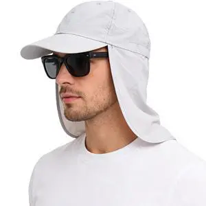 Baseball Sun Cap with Neck Flap, UPF 50+ Waterproof Sun Hat for Men Women | Adjustable Fit, Breathable Vent Holes, Packable & Lightweight Design for Beach Golf Hiking Fishing Running Baseball Sun Cap with Neck Flap, UPF 50+ Waterproof Sun Hat for Men Women | Adjustable Fit, Breathable Vent Holes, Packable & Lightweight Design for Beach Golf Hiking Fishing Running