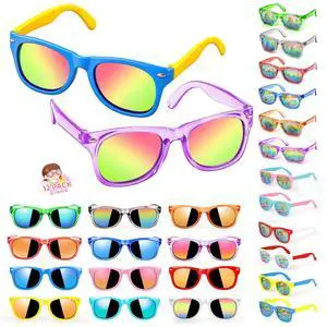 Kids Sunglasses Bulk Party Favors - Boys Girls Sunglasses for Kids Age 3-8 UV400 Protection, Classroom, Goody Bag Stuffers, Birthday,Summer Pool Party Supplies, Beach Kids Sunglasses Bulk Party Favors - Boys Girls Sunglasses for Kids Age 3-8 UV400 Protection, Classroom, Goody Bag Stuffers, Birthday,Summer Pool Party Supplies, Beach
