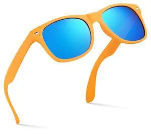 Kids Sunglasses for Boys Girls Age 3-12 Classic Children Sun Glasses UV400 | Fun Colors, Rubberized Frame, UV Protection Shatterproof Lens, Square Kids Toddler Shades for Beach, Travel, Everyday Kids Sunglasses for Boys Girls Age 3-12 Classic Children Sun Glasses UV400 | Fun Colors, Rubberized Frame, UV Protection Shatterproof Lens, Square Kids Toddler Shades for Beach, Travel, Everyday