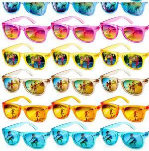18 Pack Kids Sunglasses Bulk Party Favors, Neon Sunglasses with UV400 Protection for Kids Age 3-8,Great Gift for Birthday Graduation Party Supplies Party, Beach, PoolBoys Girls Goody Bag Stuffers 18 Pack Kids Sunglasses Bulk Party Favors, Neon Sunglasses with UV400 Protection for Kids Age 3-8,Great Gift for Birthday Graduation Party Supplies Party, Beach, PoolBoys Girls Goody Bag Stuffers