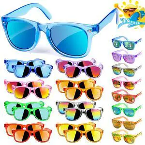 Kids Sunglasses Bulk Party Favors - 16 Packs Boys Girls Sunglasses for Kids Age 3-8 with UV 400 Protection, Neon Sunglasses for Kids Party Kids Sunglasses Bulk Party Favors - 16 Packs Boys Girls Sunglasses for Kids Age 3-8 with UV 400 Protection, Neon Sunglasses for Kids Party