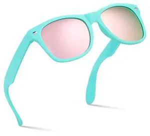 Kids Sunglasses for Boys Girls Age 3-12 Classic Children Sun Glasses UV400 | Fun Colors, Rubberized Frame, UV Protection Shatterproof Lens, Square Kids Toddler Shades for Beach, Travel, Everyday Kids Sunglasses for Boys Girls Age 3-12 Classic Children Sun Glasses UV400 | Fun Colors, Rubberized Frame, UV Protection Shatterproof Lens, Square Kids Toddler Shades for Beach, Travel, Everyday