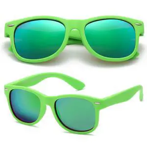Toddler Polarized Sunglasses for Boys & Girls Ages 2-8 Green | 100% UV400 Protection, Durable Flexible Frame, Lightweight Design, Felt Case Included for Travel & Outdoor Play Toddler Polarized Sunglasses for Boys & Girls Ages 2-8 Green | 100% UV400 Protection, Durable Flexible Frame, Lightweight Design, Felt Case Included for Travel & Outdoor Play