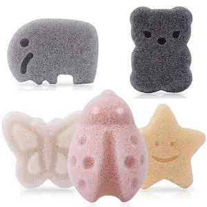 5 Pcs Konjac Baby Sponge for Bathing, Kids Bath Sponges for Infants, Toddler Bath Time, Cute Shapes and Safe Plant-Based Konjac Baby Bath Accessories, 5pcs 5 Pcs Konjac Baby Sponge for Bathing, Kids Bath Sponges for Infants, Toddler Bath Time, Cute Shapes and Safe Plant-Based Konjac Baby Bath Accessories, 5pcs