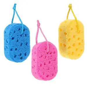 3PCS Sponge Loofah Body Scrubber, Exfoliating Bath Sponge, Shower Pouf Cleaning Loofahs Sponges for Bodys, Reusable Body Sponges for Women Men Washing Scrubber 3PCS Sponge Loofah Body Scrubber, Exfoliating Bath Sponge, Shower Pouf Cleaning Loofahs Sponges for Bodys, Reusable Body Sponges for Women Men Washing Scrubber