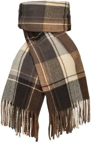 Winter Plaid Scarf for Women Vintage Oversized Winter Scarves Shawls Wraps Blanket with Tassel Winter Plaid Scarf for Women Vintage Oversized Winter Scarves Shawls Wraps Blanket with Tassel