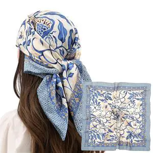 Womens Head Hair Scarf Like Satin Silk Scarf Sleeping Hair Wrapping Night 27.5" Womens Head Hair Scarf Like Satin Silk Scarf Sleeping Hair Wrapping Night 27.5"